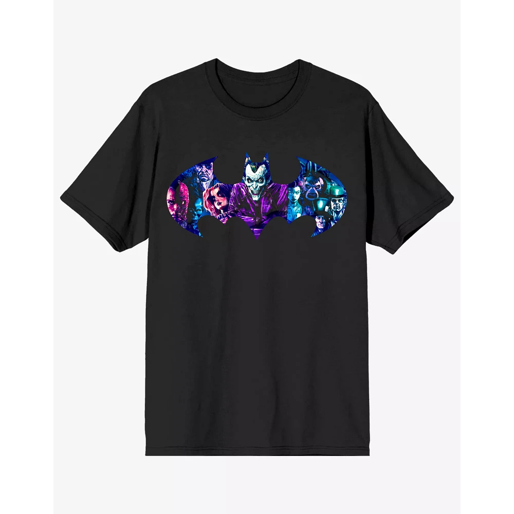Batman Villains Logo T Shirt - DC Comics