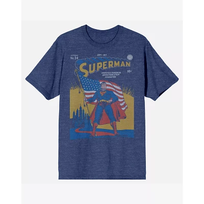 Superman Patriotic Adventures T Shirt - DC Comics