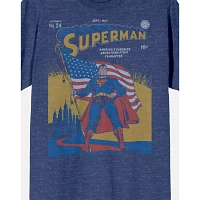 Superman Patriotic Adventures T Shirt - DC Comics