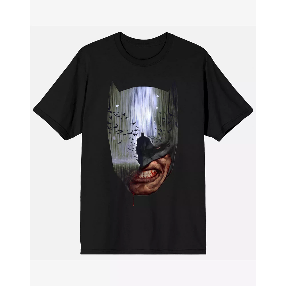 Batman Mask Mirror T Shirt - DC Comics