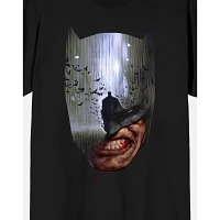 Batman Mask Mirror T Shirt - DC Comics