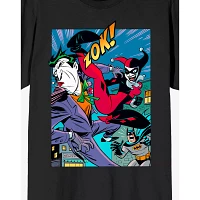 Harley Quinn and Joker Fight T Shirt - DC Comics