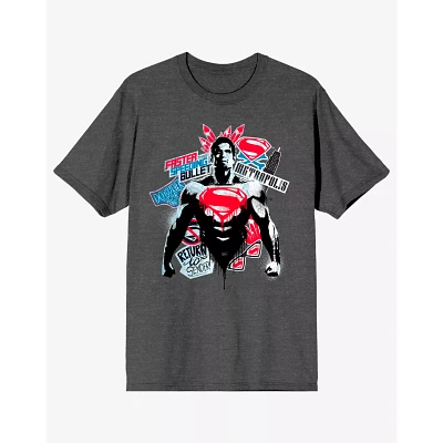 Grey Batman Vs. Superman T Shirt