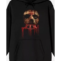 Jason Blood Splatter Hoodie - Friday the 13th