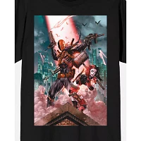 Deathstroke and Harley Quinn T Shirt - DC Comics