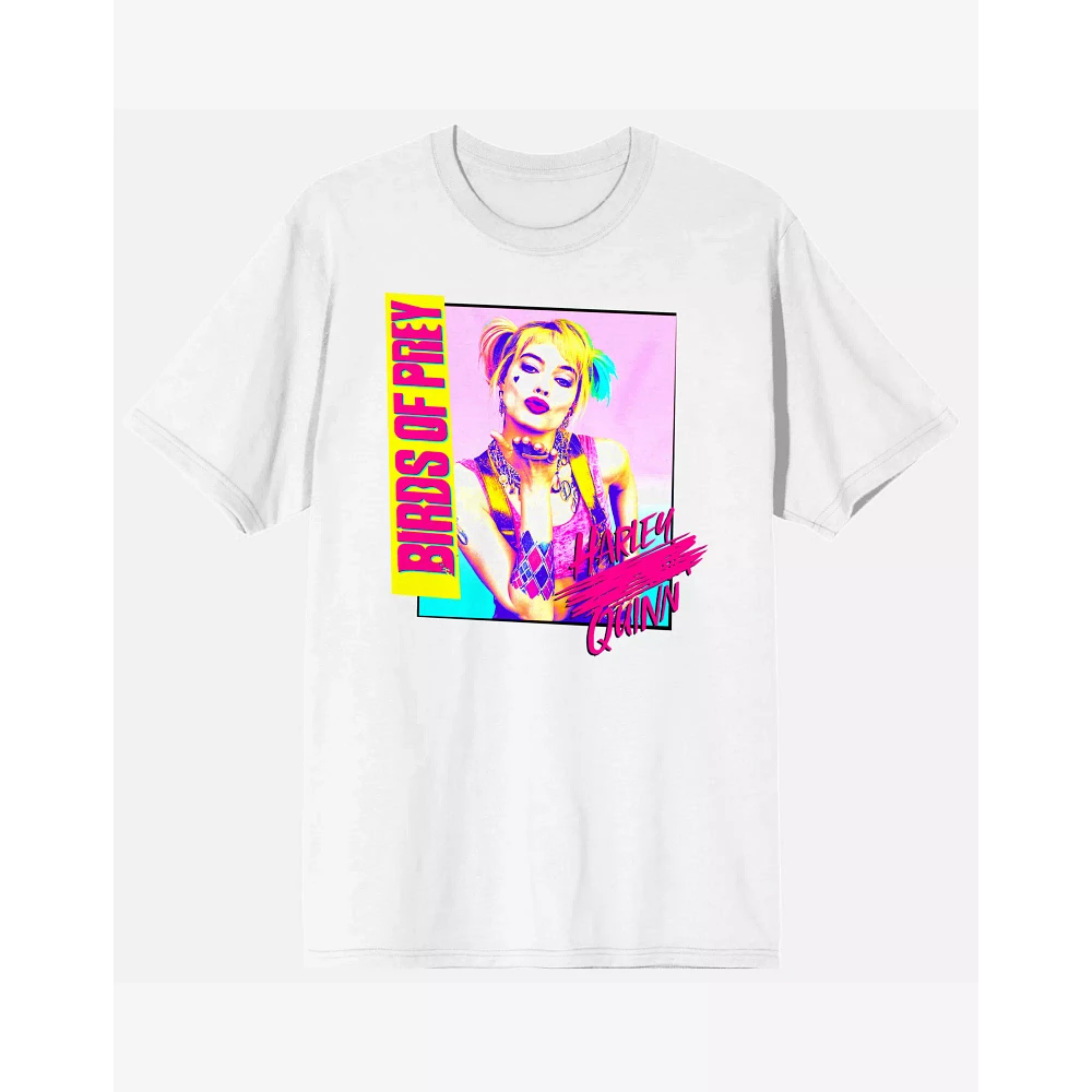 White Harley Quinn T Shirt - Birds of Prey