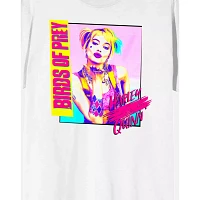 White Harley Quinn T Shirt - Birds of Prey