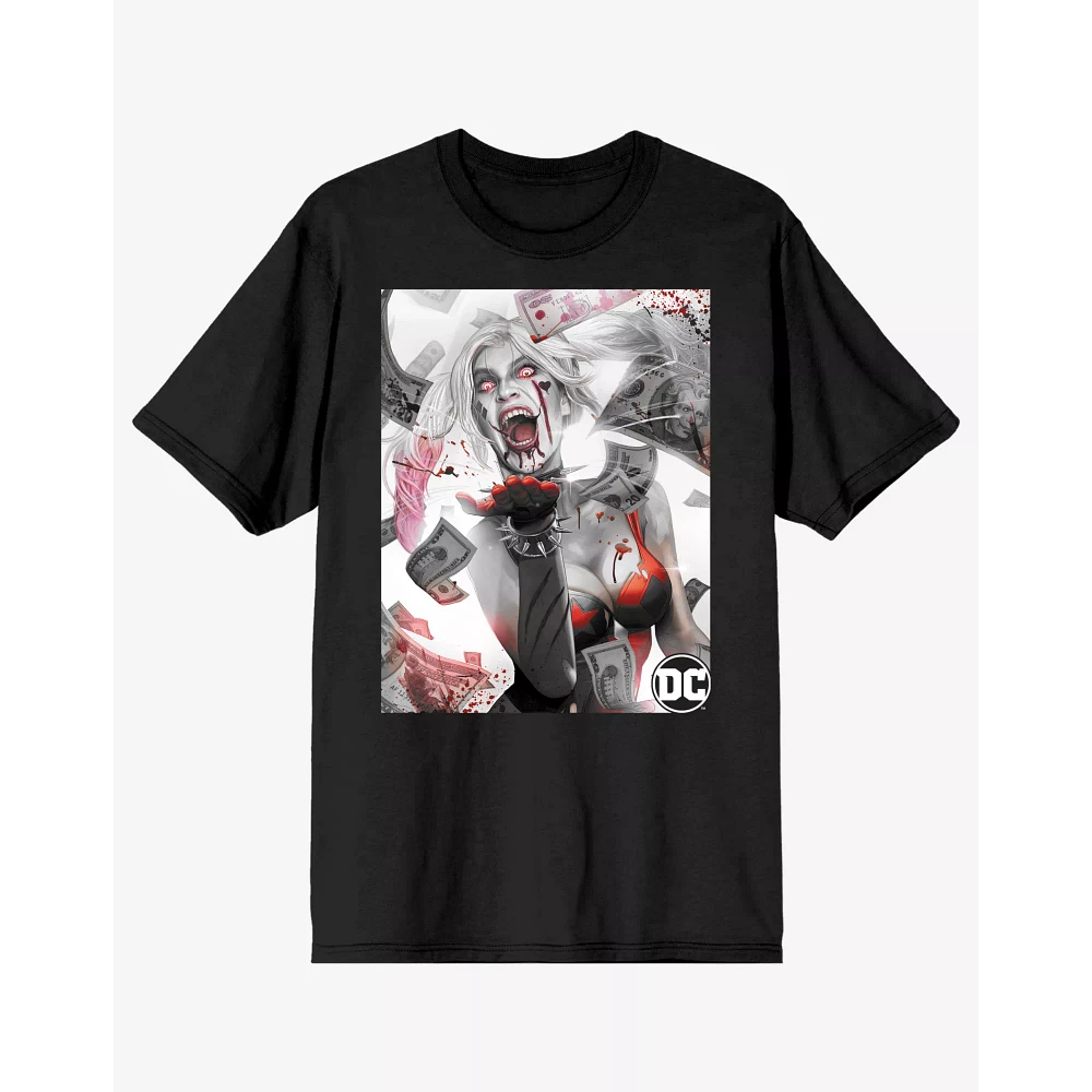 Harley Quinn Zombie T Shirt - DC Comics