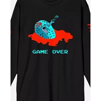 Jason Voorhees Game Over Long Sleeve T Shirt - Friday the 13th