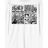 Comic Strip Long Sleeve T Shirt - Teenage Mutant Ninja Turtles