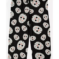 Jason Voorhees Mask Print Lounge Pants - Friday the 13th