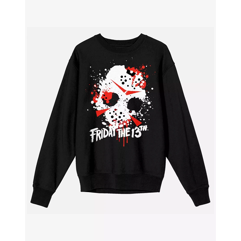 Jason Voorhees Mask Crewneck Sweatshirt - Friday the 13th
