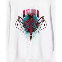 White Batman Mask Crewneck Sweatshirt
