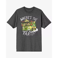 Where's The Party T Shirt - Teenage Mutant Ninja Turtles