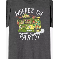 Where's The Party T Shirt - Teenage Mutant Ninja Turtles