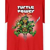 Red Turtle Power T Shirt - Teenage Mutant Ninja Turtles