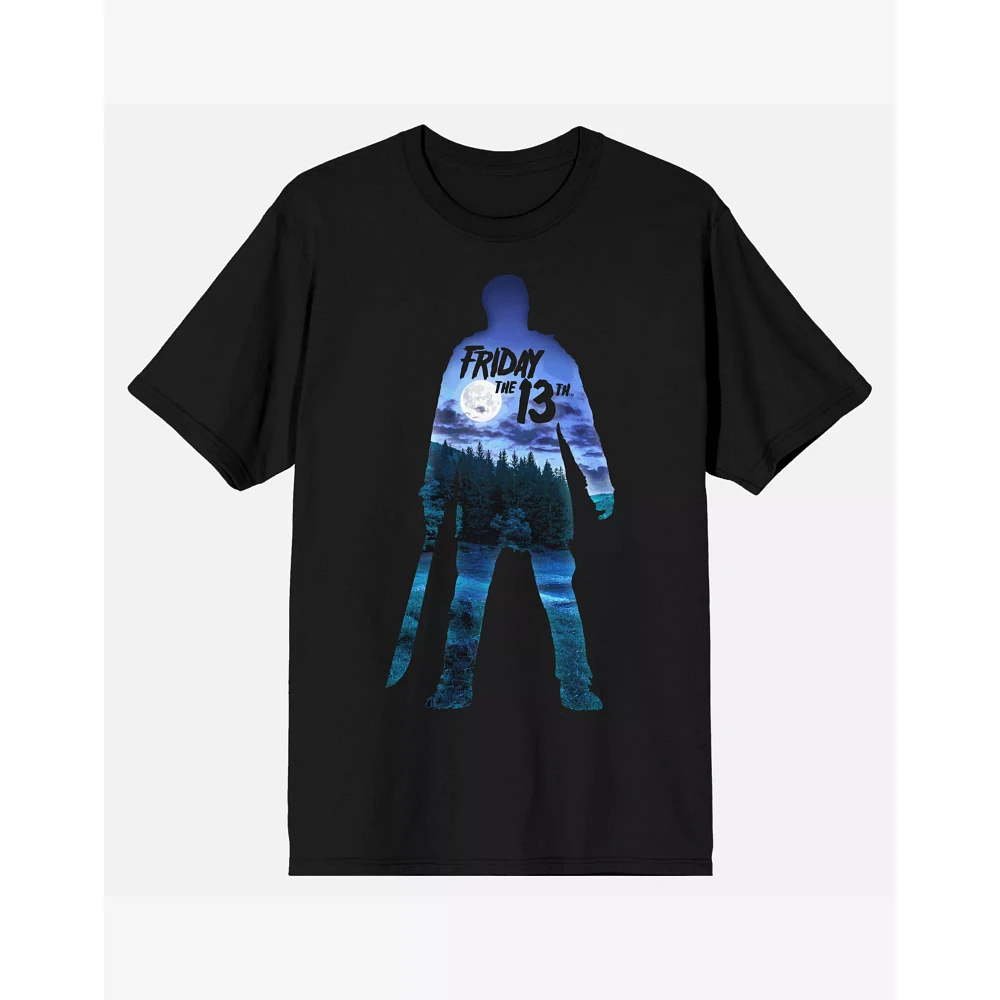 Jason Voorhees Camp Silhouette T Shirt - Friday the 13th
