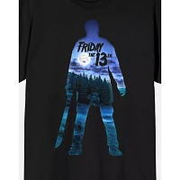 Jason Voorhees Camp Silhouette T Shirt - Friday the 13th