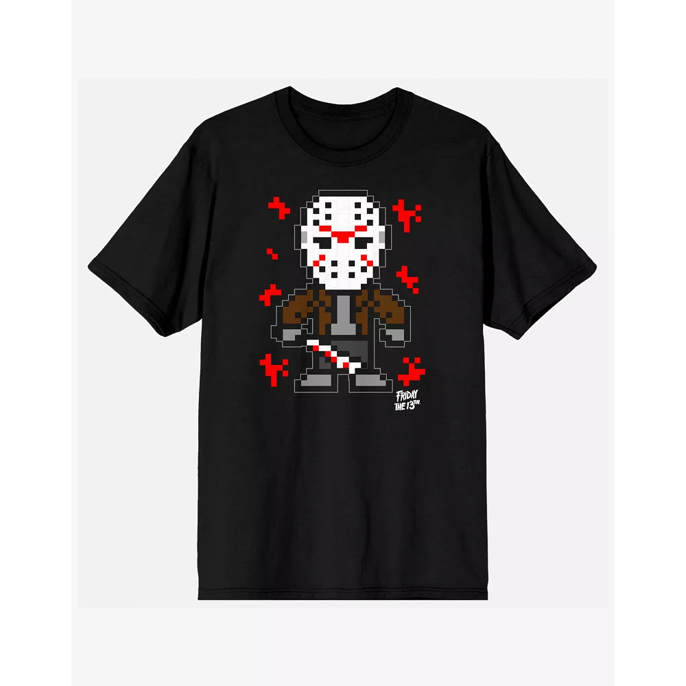 Jason Voorhees Pixel T Shirt - Friday the 13th