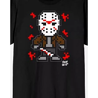 Jason Voorhees Pixel T Shirt - Friday the 13th