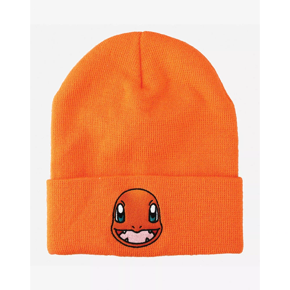 Charmander Face Cuff Beanie Hat - Pokémon