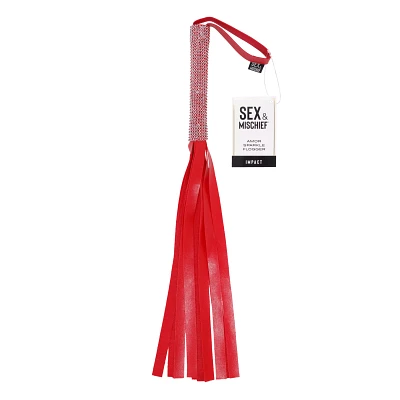 Red Amor Sparkle Flogger
