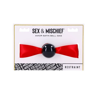 Amor Red and Black Ball Gag