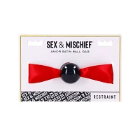 Amor Red and Black Ball Gag