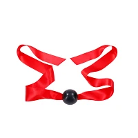 Amor Red and Black Ball Gag