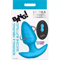 Bang Remote Control Rotating & Vibrating Silicone Butt Plug