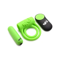 Bang Glow in the Dark Remote Control Vibrating Cock Ring