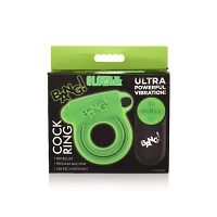 Bang Glow in the Dark Remote Control Vibrating Cock Ring
