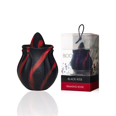 Black Kiss Rimming Rose Vibrator