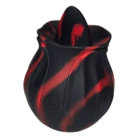 Black Kiss Rimming Rose Vibrator