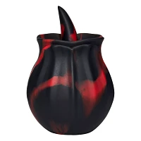 Black Kiss Rimming Rose Vibrator