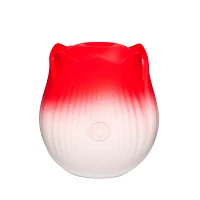 Bloomgasm Red Pulsing Petals Throbbing Rose Stimulator