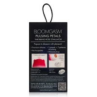 Bloomgasm Red Pulsing Petals Throbbing Rose Stimulator