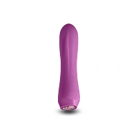 10-Function Fern Jeweled Rechargeable Vibrator - 5.3 Inch