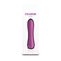 10-Function Fern Jeweled Rechargeable Vibrator - 5.3 Inch