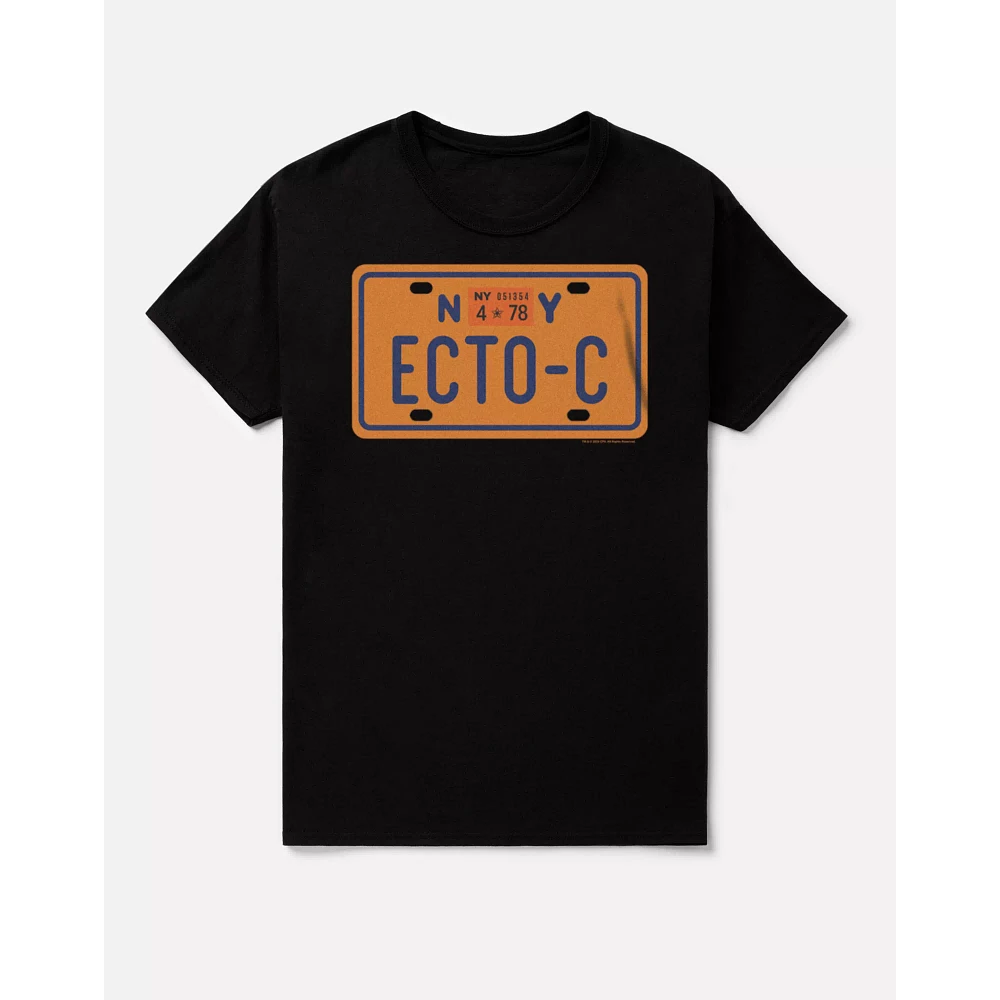 Ecto-C License Plate T Shirt - Ghostbusters