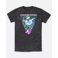 Stay Puft Marshmallow Man Acid Wash T Shirt - Ghost Busters