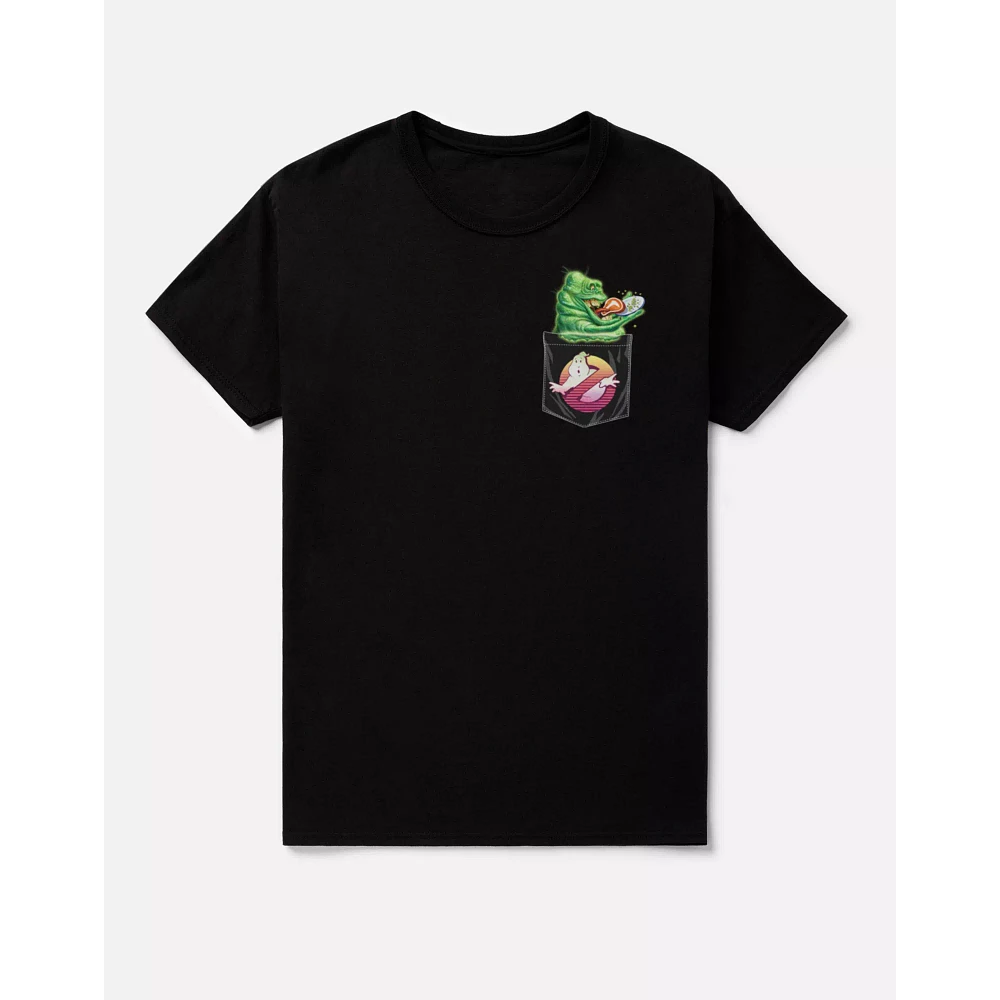 Slimer Pocket T Shirt - Ghostbusters