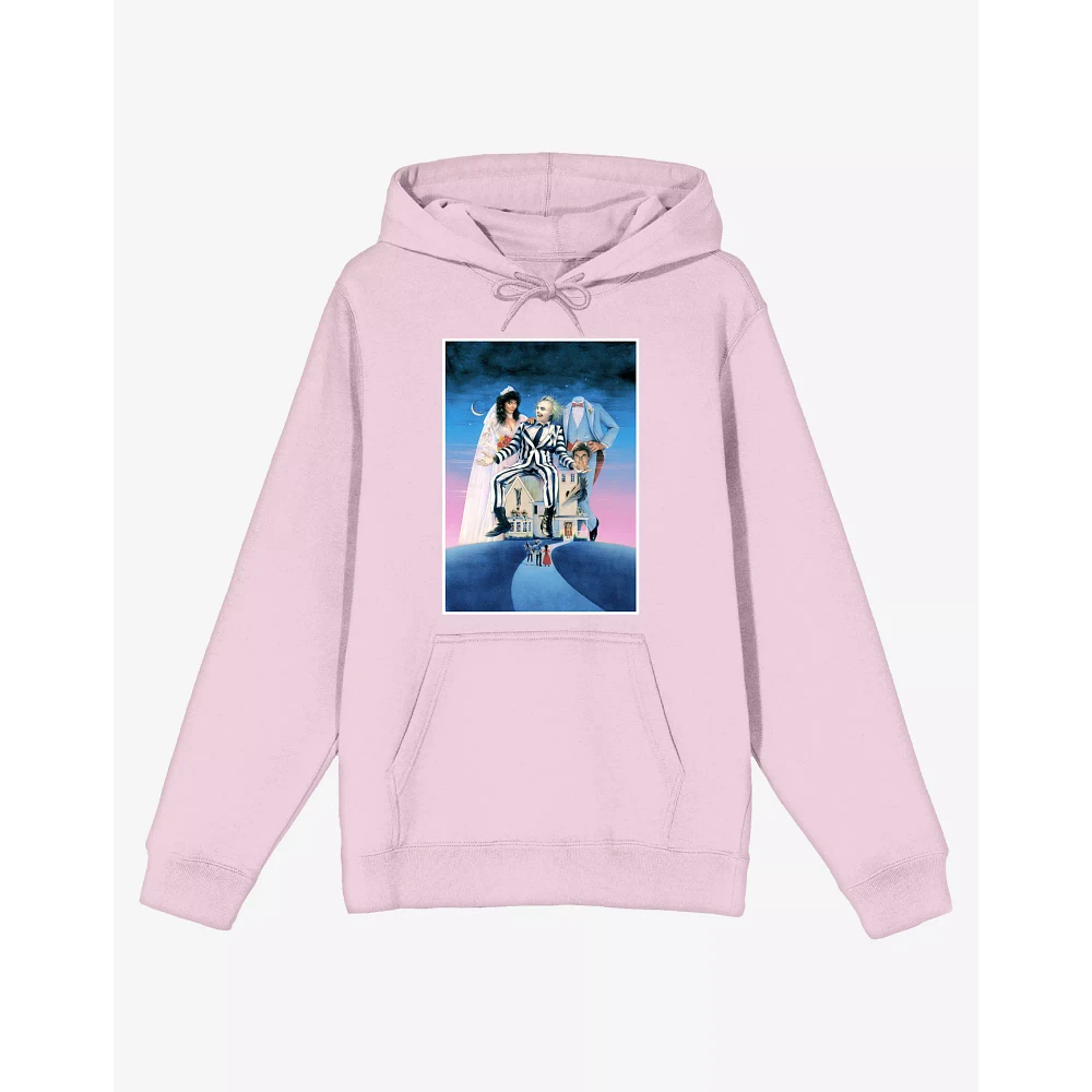 Beetlejuice Pink Poster Hoodie