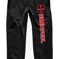 Deadpool Mask Black Lounge Pants - Marvel