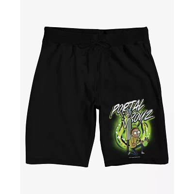 Portal Boyz Lounge Shorts - Rick and Morty