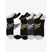 The Legend of Zelda Hyrule Crest Ankle Socks - 5 Pair