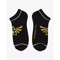 The Legend of Zelda Hyrule Crest Ankle Socks - 5 Pair
