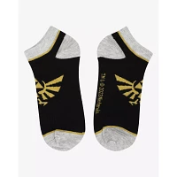 The Legend of Zelda Hyrule Crest Ankle Socks - 5 Pair