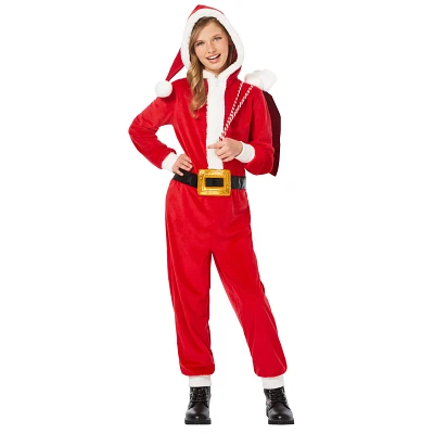 Kids Santa Claus Jumpsuit Costume