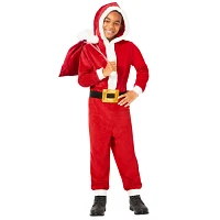 Kids Santa Claus Jumpsuit Costume